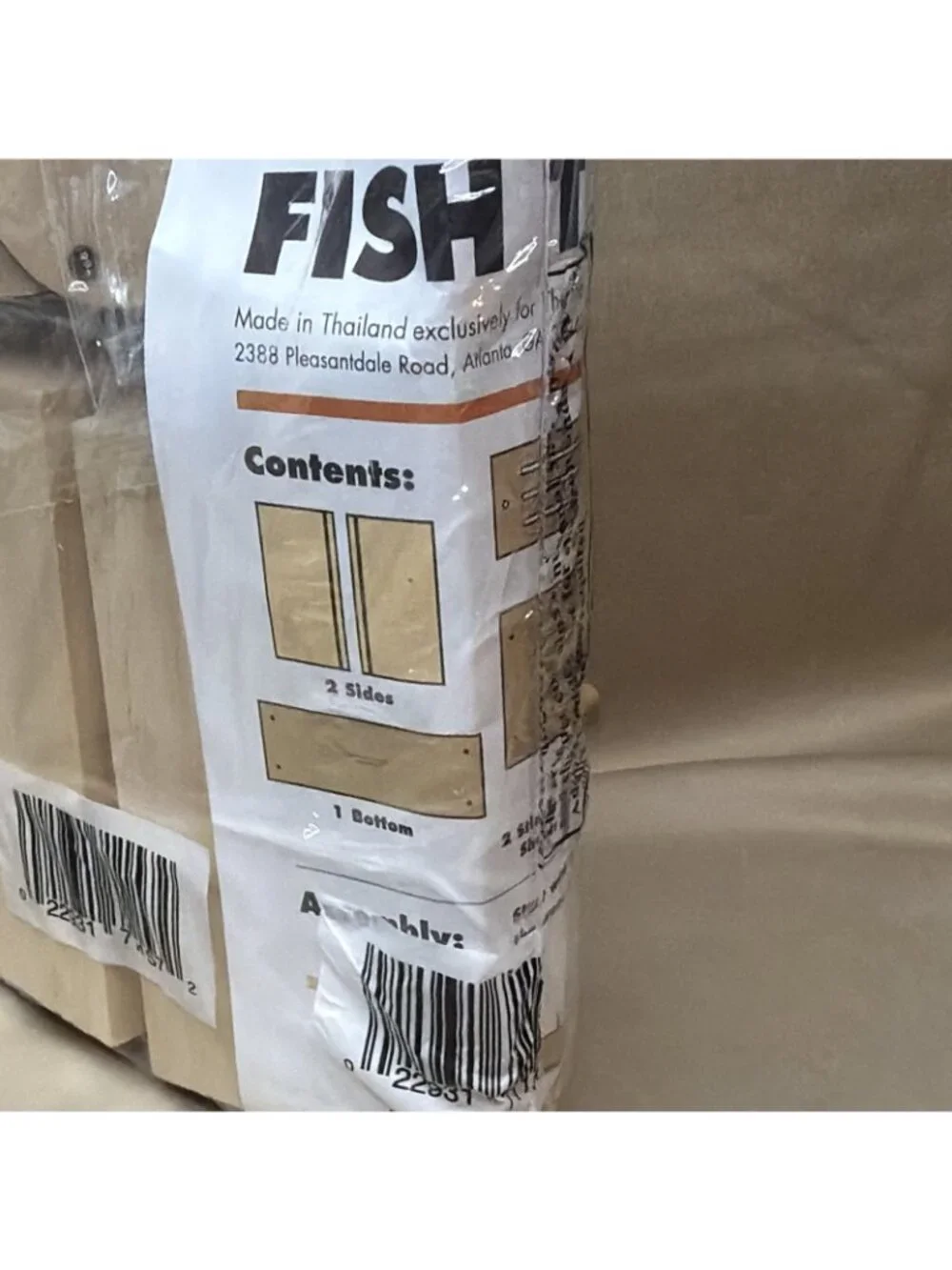 The Home Depot Kids Workshop Fish Tank Wood Craft Kit Model DIY Building Project